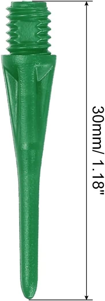 PATIKIL Plastic Dart Tips, 2BA Thread Soft Dart Replacement Plastic Tip Soft Tip Dart Accessories