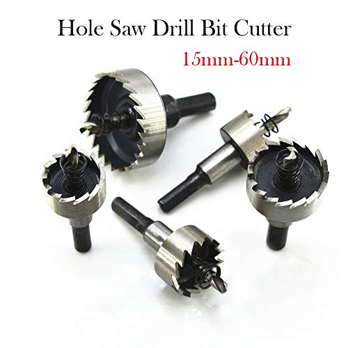 Broca sierra copa 15-60 mm para madera y metal miniatura 4
