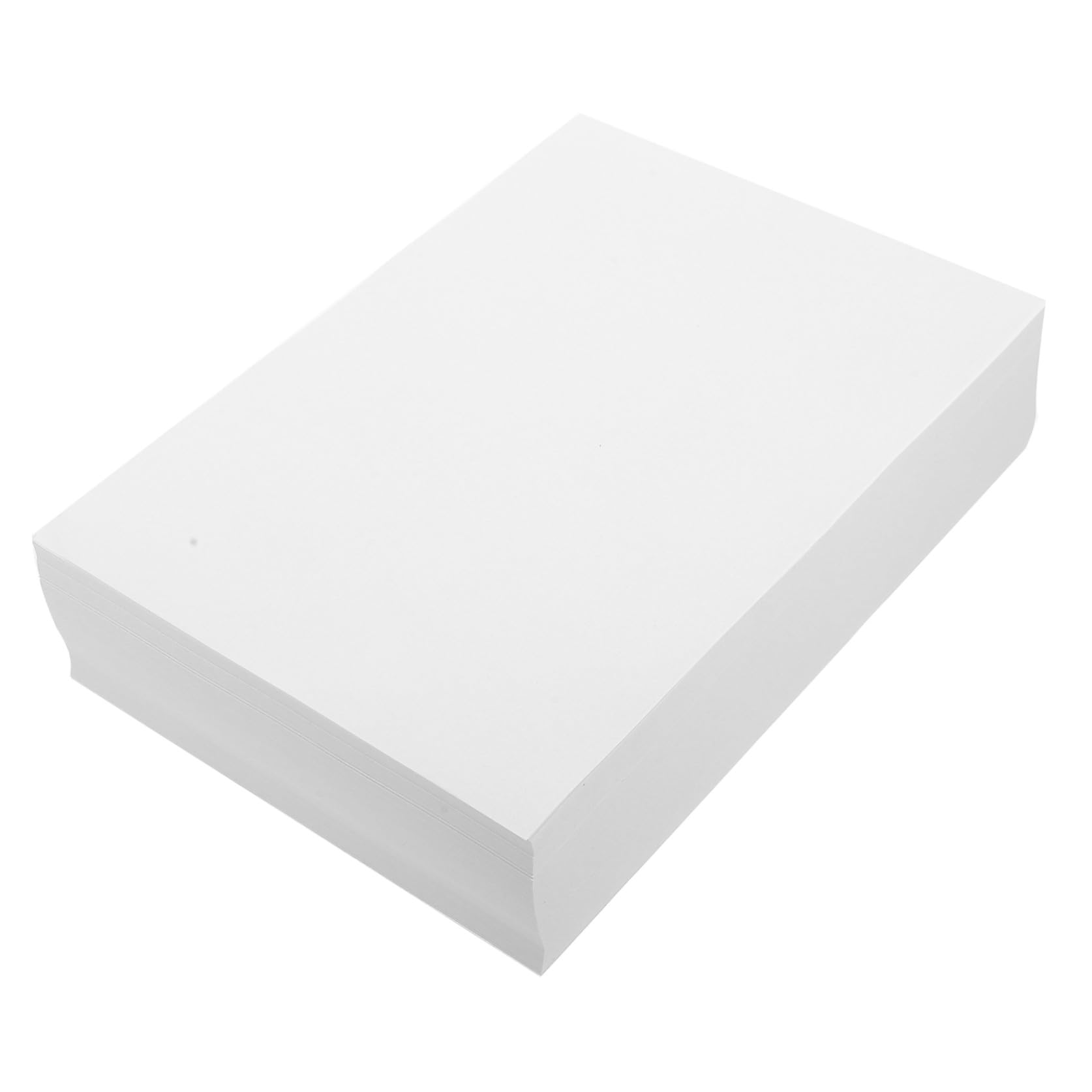 UKCOCO 500 Blatt Druckerpapier Doppelseitig Bedruckbar Weiß Vielseitiges Kopier und Zeichenpapier für Schule Büro und DIY Bastelprojekte Glatte Oberfläche Hohe Druckqualität