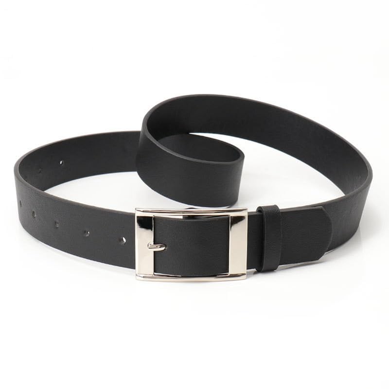 Pu Waist Belt for Women Pants Work Dress Jeans Ladies Waistband Square Buckle Belt Adjustable