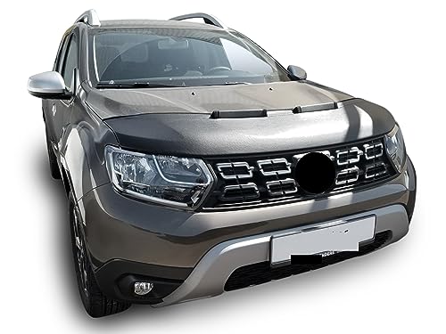 AB3-00040 HOOD BRA Compatible with Nissan Terano Renault Dacia Duster since 2018 Bonnet Bra Front End Nose Mask STONEGUARD PROTECTOR TUNING