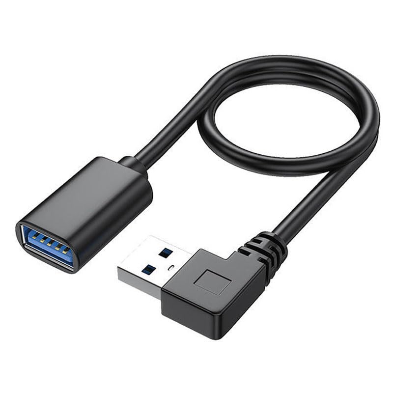 YSJJZRL Câble D'extension USB 3.0 à 90 Degrés Droit/Haut/Bas