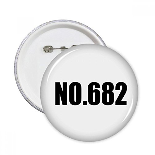 Badge bouton No.682 DIYthinker pour customiser un vêtement triste en XXL