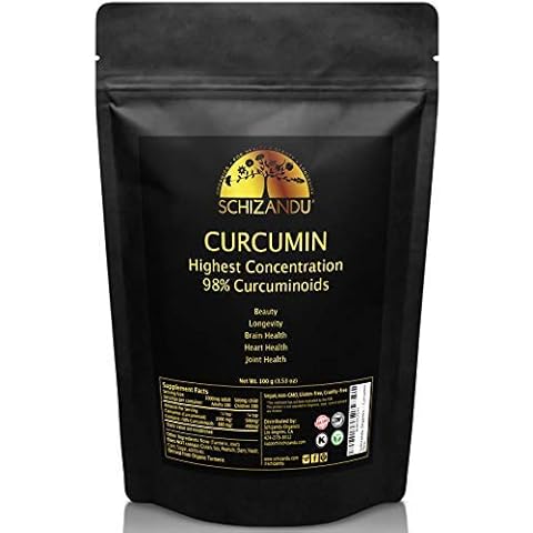 Schizandu Curcumin Tumeric Extract Organic Antioxidant Tumeric Powder - Vegan, Non GMO, No Additives - Large Cover