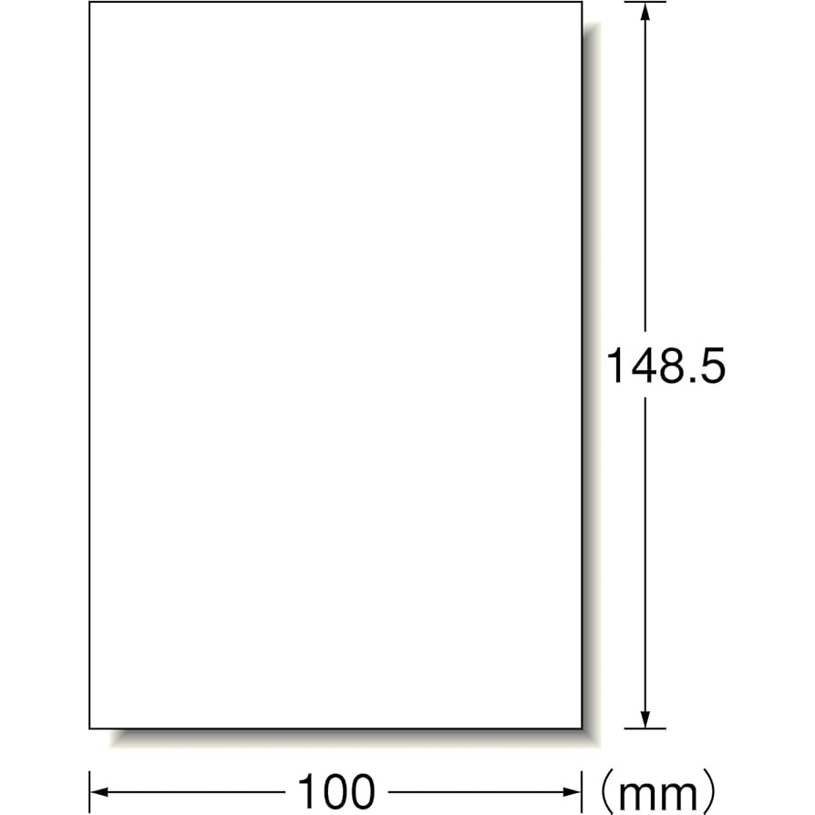 はち✨ 楽天市場】エーワン はがきサイズラベル ノーカット 29301