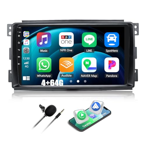 Autoradio 4+64G SIXWIN Android 13 con CarPlay/Android/Mirror Link per Mercedes Benz Smart Fortwo 2005-2010,9" HD TouchScreen Schermo Navigatore WiFi RDS FM USB Bluetooth Comandi al Volante Autoradio 4+64G SIXWIN Android 13 con CarPlay/Android/Mirror Link per Mercedes Benz Smart Fortwo 2005-2010,9" HD TouchScreen Schermo Navigatore WiFi RDS FM USB Bluetooth Comandi al Volante
