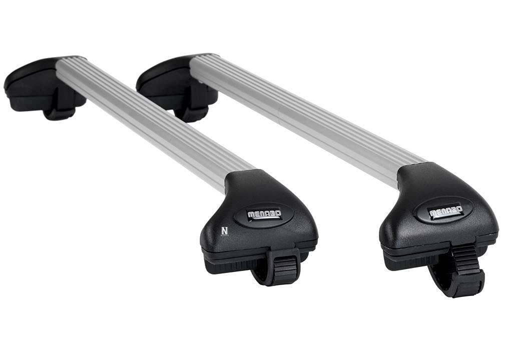 MENABO BARRA RAISED RAILS ARIETE SILVER 120500000 Barra da tetto per veicoli con railing alti