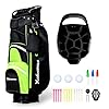 Golf Stand Bag, Lightweight Golf Bag with Stable Stand,Compact Design Featuring Easy-Carry Shoulder Straps, 4-Way Top, Essential Storage Pockets