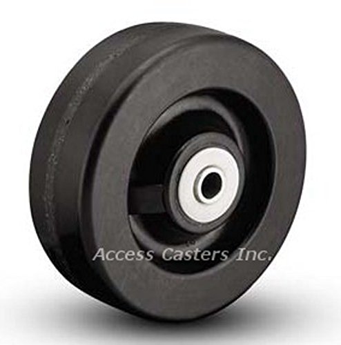 6" X 2-1/2" Phenolic Wheel, 2-3/4" Hub Length, 1-1/4" Roller Bearing (6PPH625S-25)