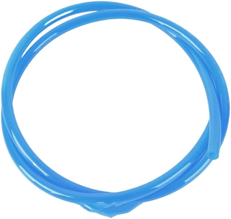 Car Vacuum Hose Gas Oil Fuel Line Tube 5MM Red Compatible With Universal Car Motorcycle(Blue 1M)