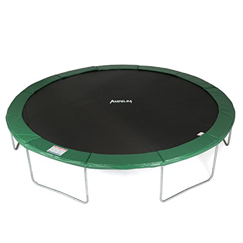 Ampel 24 Trampoline blau oder grün, Komplettset mit verstärktem Sicherheitsnetz, 4 Größen, Extra Schutz – Bild 3