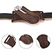 Leather Knife Sheath,Knife Holster,Pocket Knife Folding EDC Belt Knife Holster,Open Top Knife Belt Leather Sheath for for 5 inch Folding Knife，Case Knife.Gift for Men