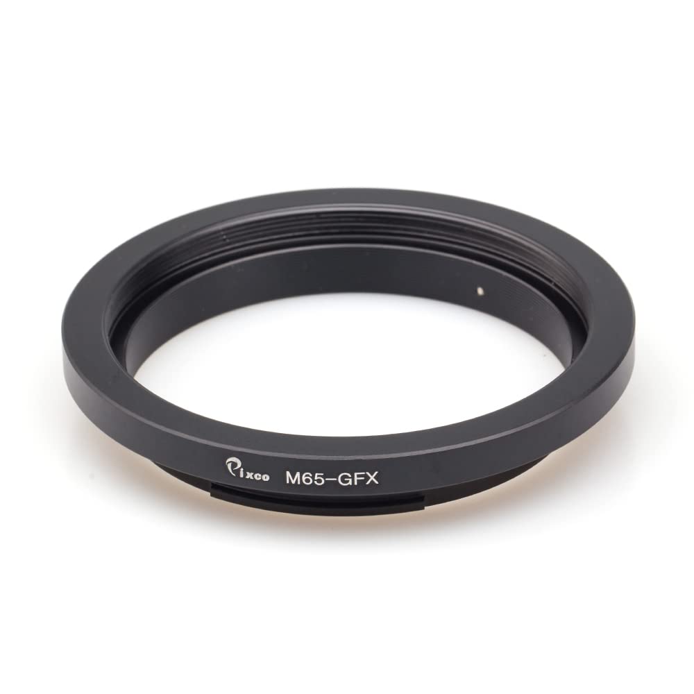 Pixco Lens Mount Adapter Ring for M65 Screw Mount to GFX Mount Camera