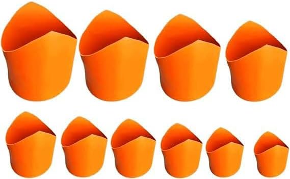 Pipe Notcher Tool Kit, 10PCS Pipe Saddle Template Guide for Plumbing, Welding & HVAC Installation, Accurate Arc Cutting Jig for DIY Projects, Professionals (Fits 3/4" to 8" Pipe Sizes DN20-DN200mm)