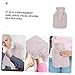 FRCOLOR PVC Hot Water Bottle with Plush Cover Warm Water Bag for Hand Warmer Soft and Comfortable Heat Therapy for Cramps Neck and Hands