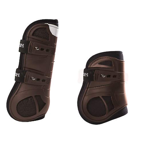 Eskadron Gamaschen FLEXISOFT AIR TON-IN-TON Dark Brown Set Gamaschen vorne und Streichkappe hinten Cover