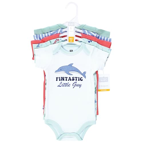 Image of Hudson Baby Unisex Baby Cotton Bodysuits 5-pack