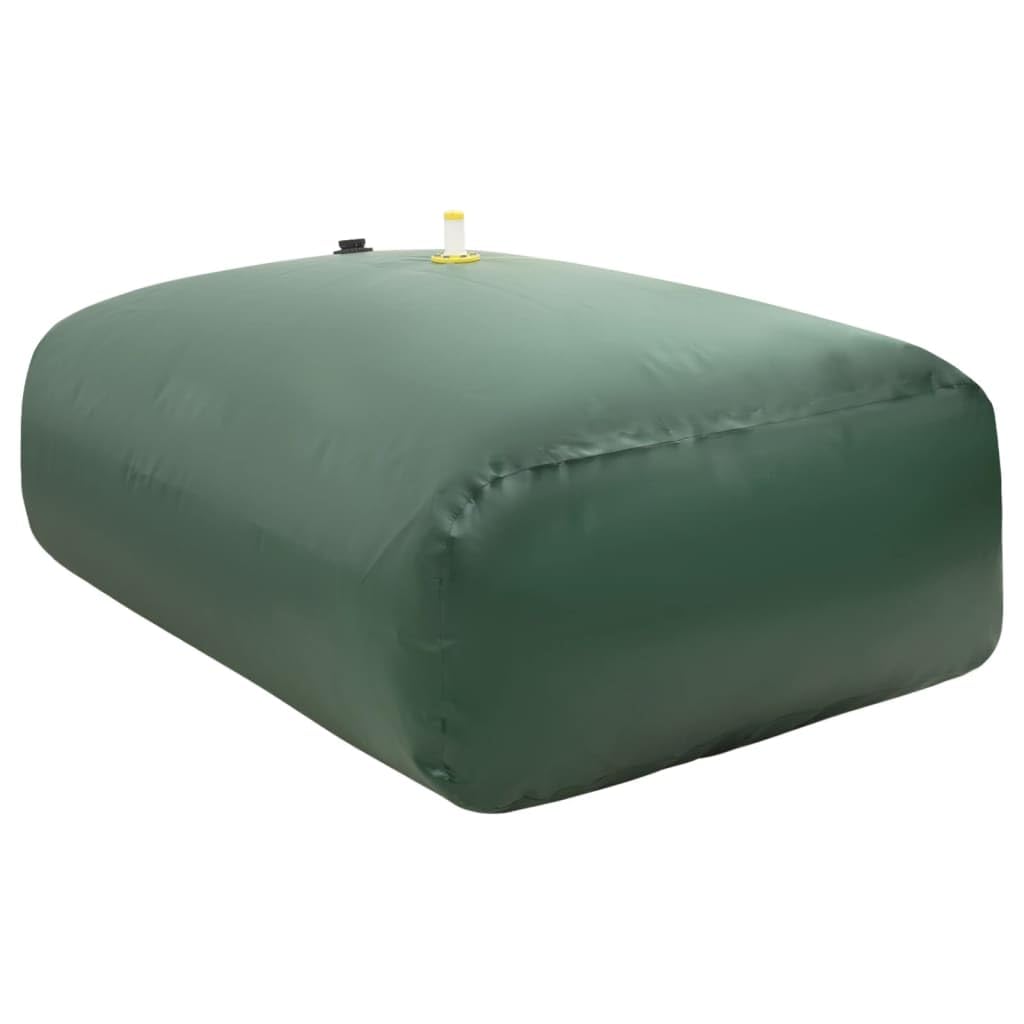Depósito de agua plegable de 2100 L de PVC resistente a desgarros con grifo y salida de aire, depósito rectangular de agua de lluvia para riego de jardín, camping, terraza e invernadero