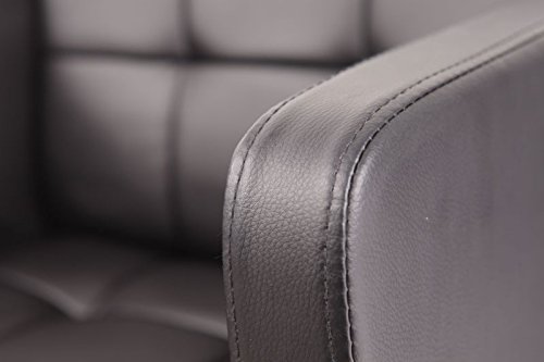 1 Sgabello da Bar in Similpelle Nero Regolabile in...