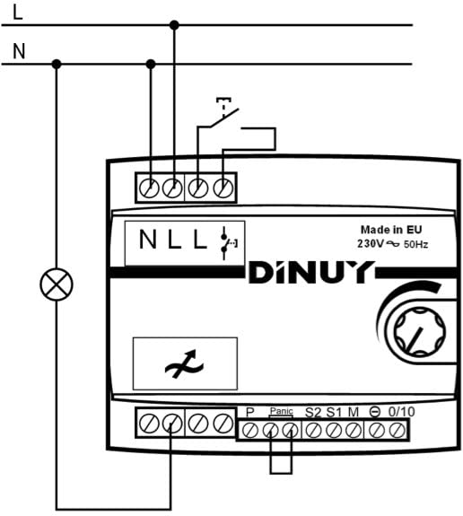 Dinuy RE.EL5.LE1 - Regulador modular led 230v 1200w