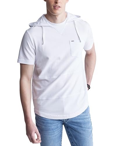 Buffalo David Bitton Men's Short Sleeve French Terry Hoodie