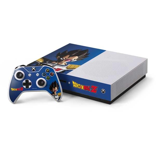 Skinit Decal Gaming Skin Compatible with Xbox One S Console and Controller Bundle - Officially Licensed Dragon Ball Z Goku Portrait Design