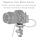 Black Camera Cable Clamp Camera Cable, Fixed Base Accessory for mirrorless and SLR Cameras, Photography Tripod Accessory