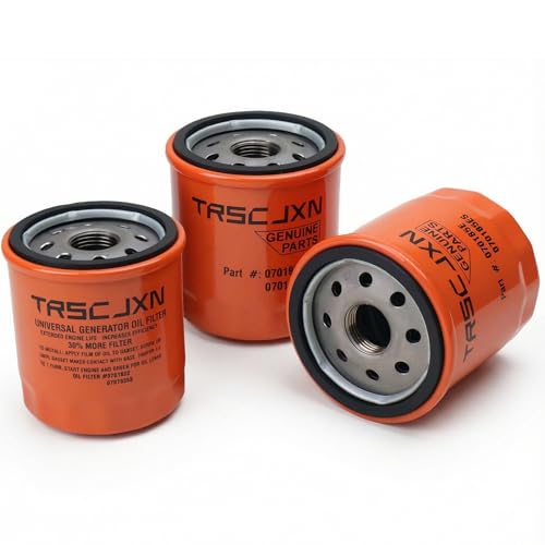 070185ES Oil Filter Compatible with Generac Guardian 8-24kw Series Air-Cooled Home Standby Generators & Portable Outdoor Generators Replace 070185E 70185 070185B(3 Pack)