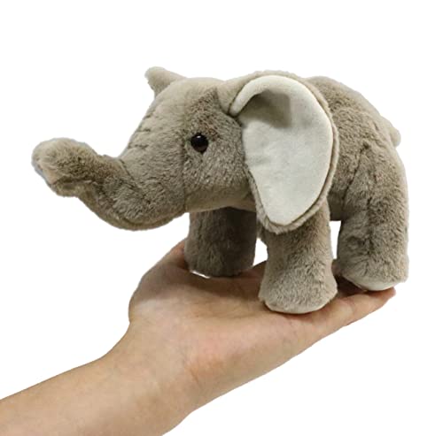 Ice King Bear Wild Animal Small Stuffed Animals Zoo Family Plush Toy (Elephant 9 Inches)