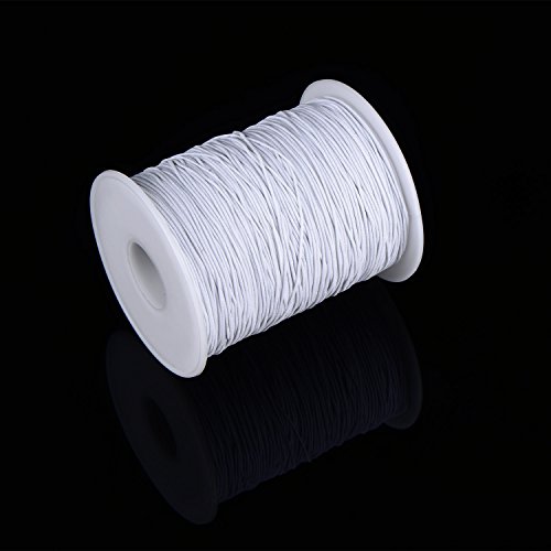 Hilo elástico de 0,8 mm con textil suave para bisutería resistente 6