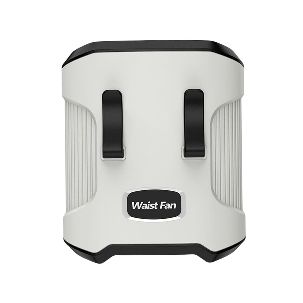 Ventilador recargable de cintura contra el bochorno doméstico con batería de 4000 mAh