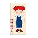 5-stufige Anatomie-Meisterschaft – Schicht-für-Schicht-Erkundung: 1) Haut, 2) Muskelsystem, 3) Organe, 4) Skelett, 5) Ganzkörper – mit farbcodierten Seitenführungen, die Körpersysteme in der richtigen Reihenfolge unterrichten.