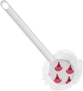 Long Handle Double-Sided Silicone Body Brush for Shower Gentle Exfoliating Back Scrubber for Women Wet Dry Use Promotes Circulation Easy to Hang and Store