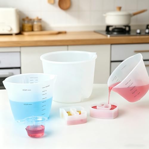 Set de vasos medidores flexibles de silicona miniatura 6
