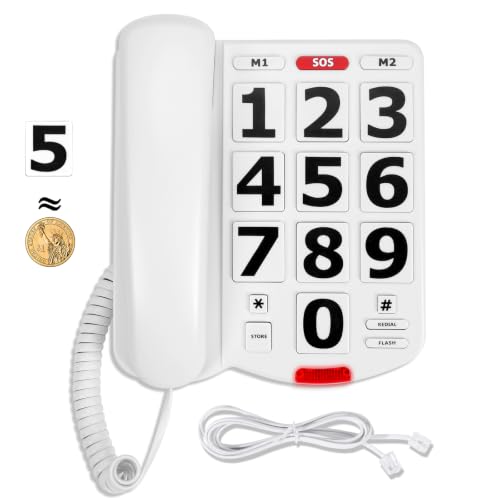 Large Number Phones for Seniors