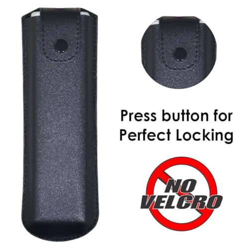 Image of Zaoma Protective Case PU Leather Cover Holder Compatible for AC Remote Model No:. 272 Compatible for Hitachi Air conditioner and suitable for Split and window AC Remote Control Protective Case (Black)