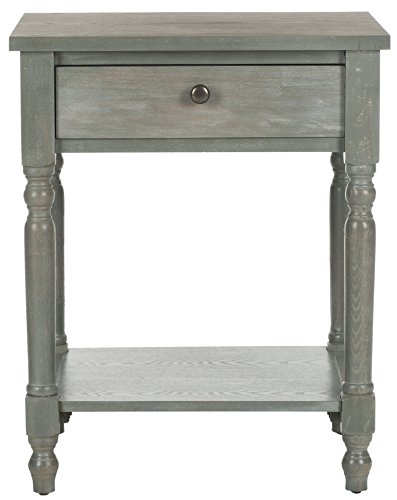 SAFAVIEH Home Collection – Tami Ash Grey Nightstand with Drawer
