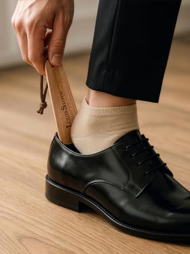 Image of LOUIS STITCH Premium Shoe Care Kit for Men | Essential Tools & Accessories for Keeping Footwear Looking New | Complete Care Set for All Types of Shoes