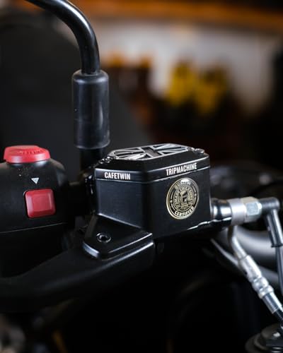 Image of Oil Cap Compatible with Royal Enfield Motorcycles - Cafe Twin x Trip Machine (Front Break Oil Cap (Himalayan 450, Guerrilla & KTM))