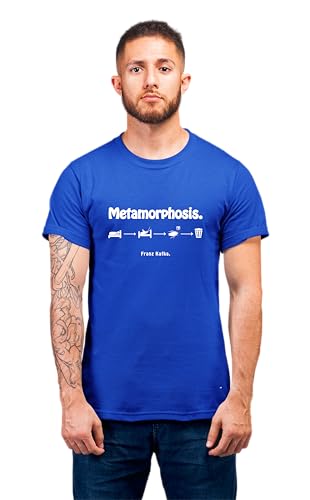 Image of Metamorphosis by Franz Kafka Minimalistic Design Premium 180 GSM 100% Cotton T-Shirt Ultra-Soft, Breathable & Durable Fabric