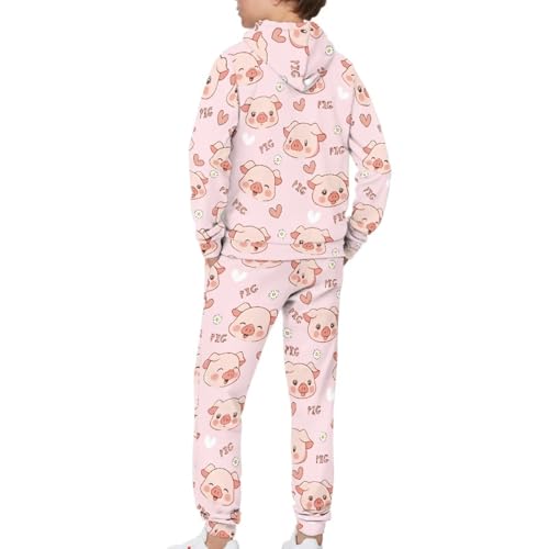 Renewold Kids Hoodie Sweatshirt and Jogger Sweatpants 2 Pieces Set Boys Girls Tracksuits Activewear4