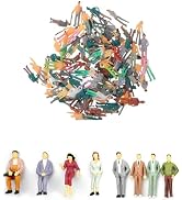400 figurines Personne Debout décors miniatures poses assorties