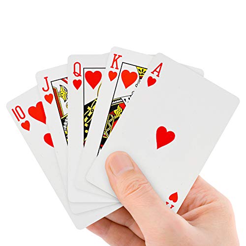 Military Gift Shop Poker Size Standard Index Playing Cards, 12 Decks of Cards, for Euchre, Blackjack, Pinochle, Canasta Card Game