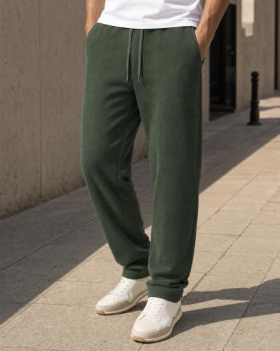 Image of Nobero Joggers for Men | Solid Trackpants for Men | Regular Fit | Elasticated Waist with Drawcord | Soft & Breathable Fabric | Casual Everyday Wear