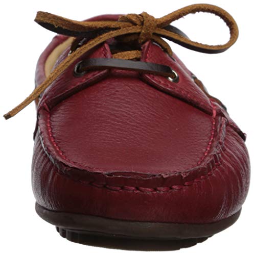 Image of Driver Club USA Women's Womens Genuine Leather Made in Brazil Daytona Beach Boat Shoe