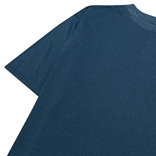 Champion Mens Big & Tall Active T Shirt Moisture Wicking Vet Heather 6X #TOP1