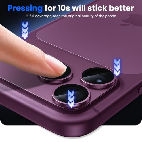 Image of WSKEN for 18 Pro Max Camera Lens Protector for iPhone - Military Grade