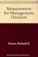 Measurement for Management Decision 0201046466 Book Cover