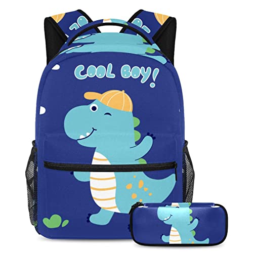 Sac à dos dinosaure stylé pour transporter les affaires d'école