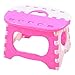 Produktbild RANRANHOME Klapptisch Stool für Kinder-10 Zoll Wide und 7.5 Zoll Tall-Holds Up to 200 Lbs-Leichtbau-Plastikdesign-Stab